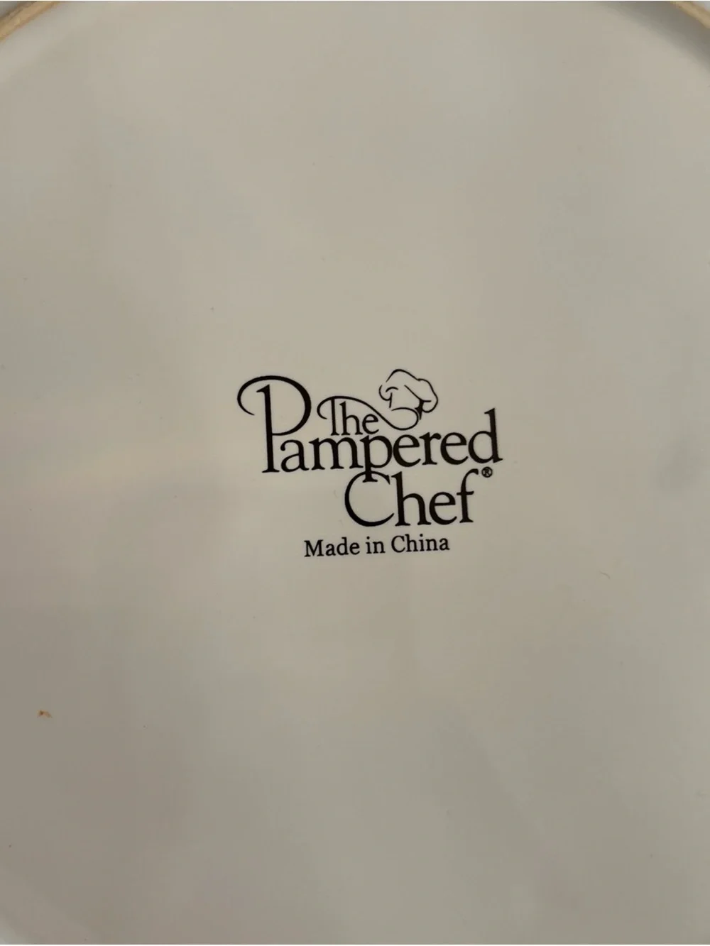 Pampered Chef “ Celebrate” Plate Dish Birthday Party Special Day Occasion